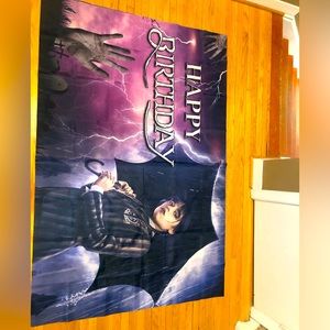 Wednesday happy birthday banner NWOT